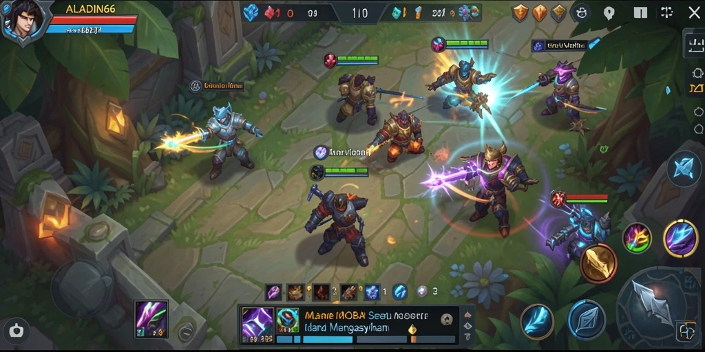 Tampilan gameplay seru di arena pertarungan <strong>ALADIN66</strong>.