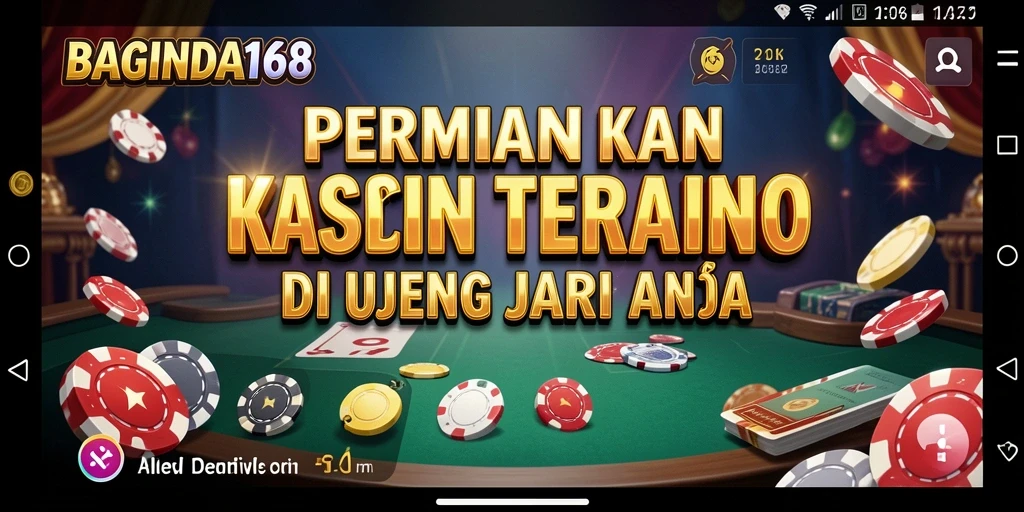 Screenshot gameplay menampilkan suasana Kasino yang mendebarkan.