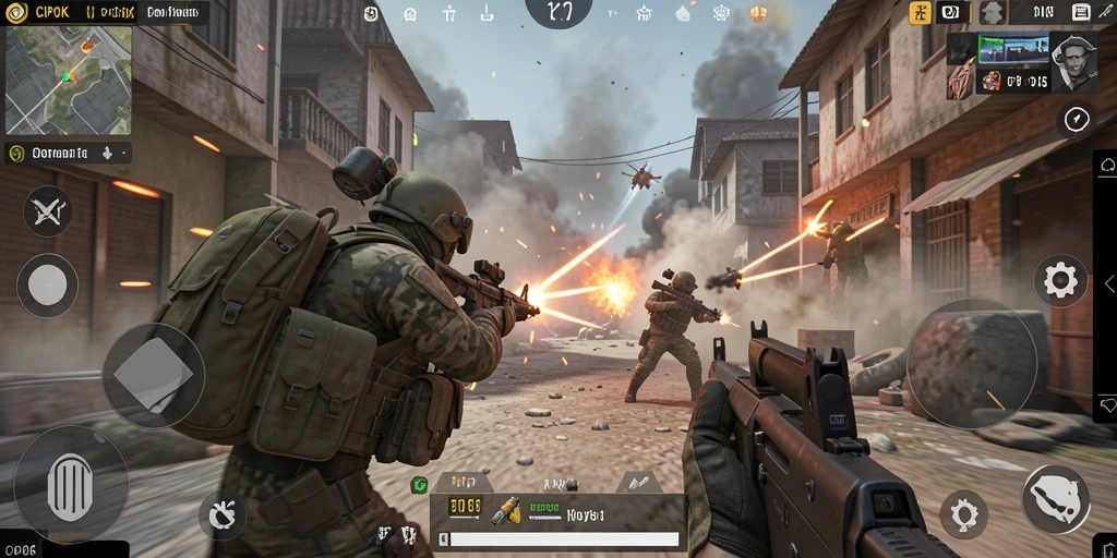 Gameplay seru di CIPOK dengan aksi tembak-menembak yang mendebarkan.