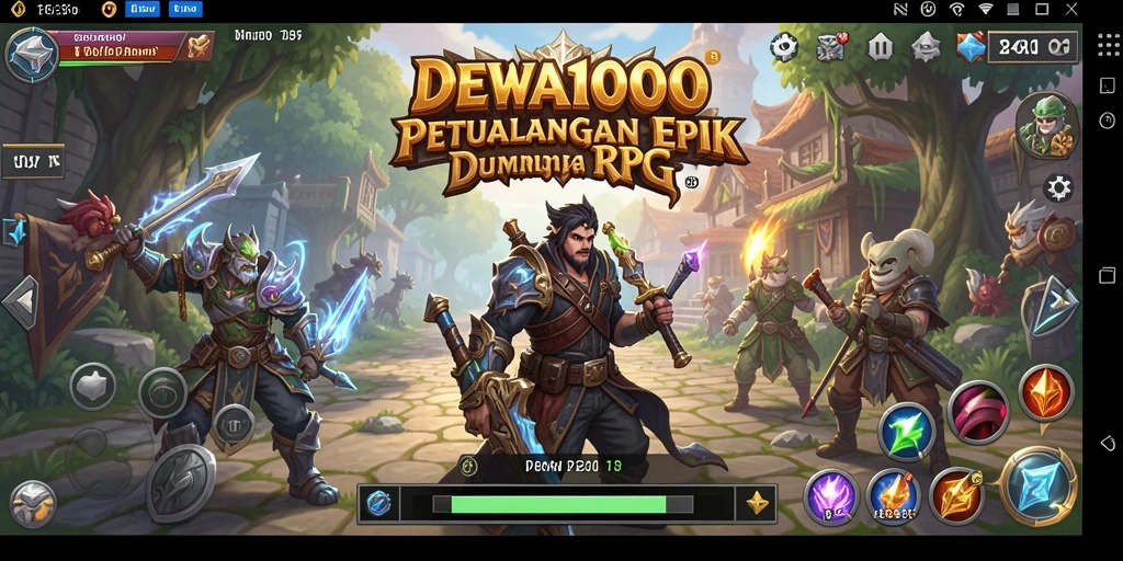 Tampilan gameplay DEWA1000 yang memikat di dunia RPG.