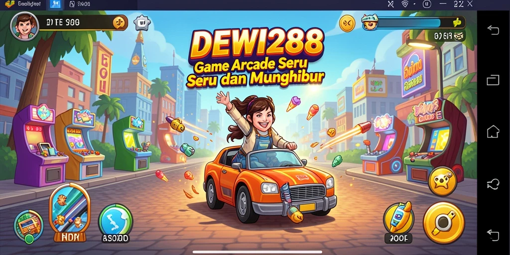 Tampilan gameplay menarik dari DEWI288 yang menunjukkan aksi seru dalam permainan Arcade.
