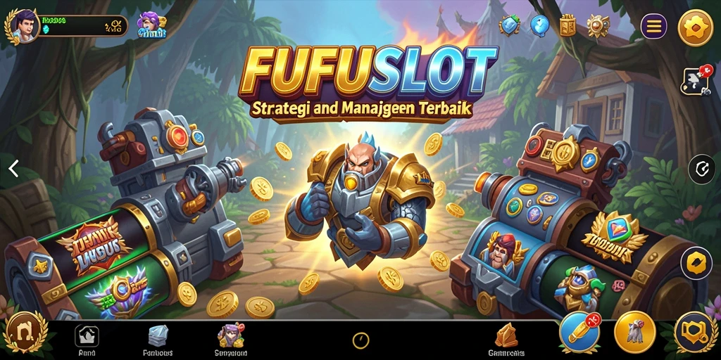 Tampilan gameplay FUFUSLOT yang dinamis dan strategis.