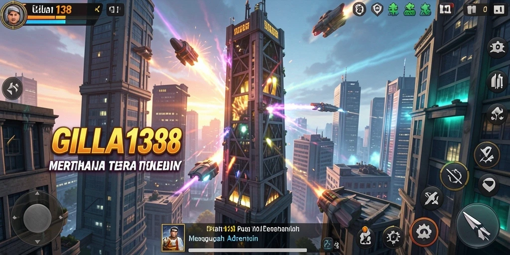 Gameplay Tower Defense penuh aksi dan strategi dalam GILA138.