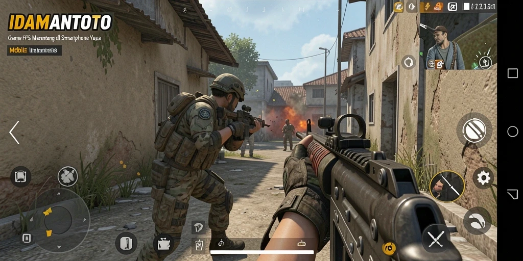 Tangkapan layar gameplay menegangkan dari IDAMANTOTO.