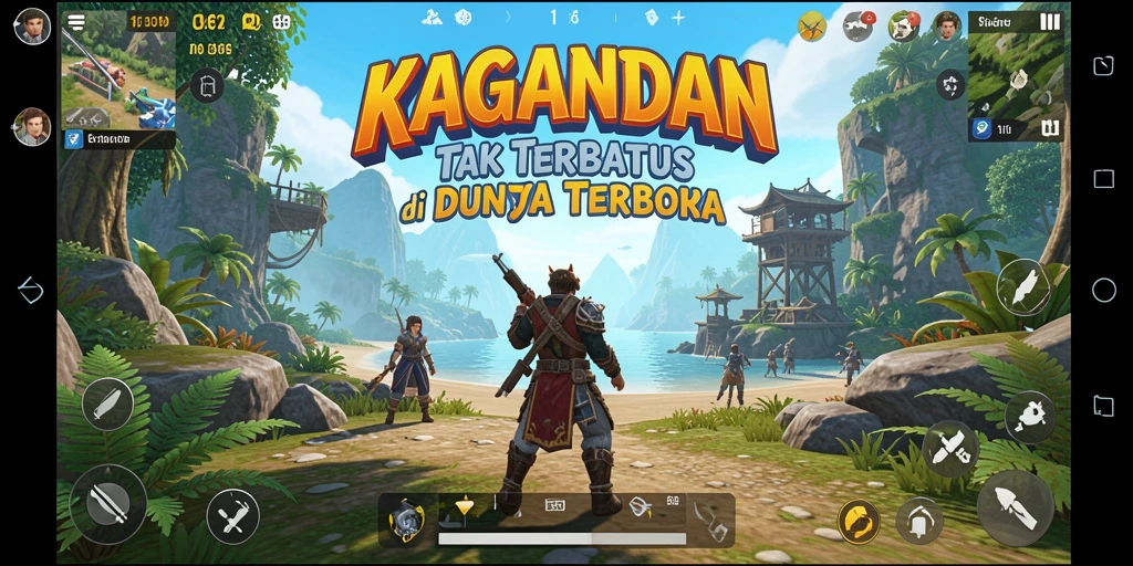 Tampilan gameplay KAGANDAN yang menakjubkan dan luas.