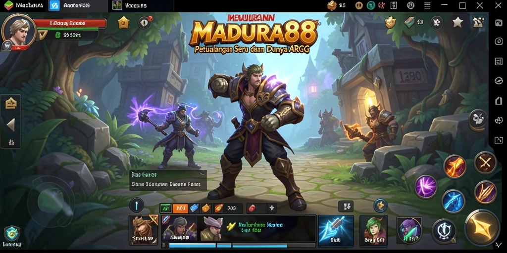 Tampilan gameplay seru dari MADURA88 dalam aksi ARPG.