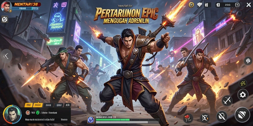 Tampilan gameplay MENTARI138 yang mendebarkan dan menegangkan.