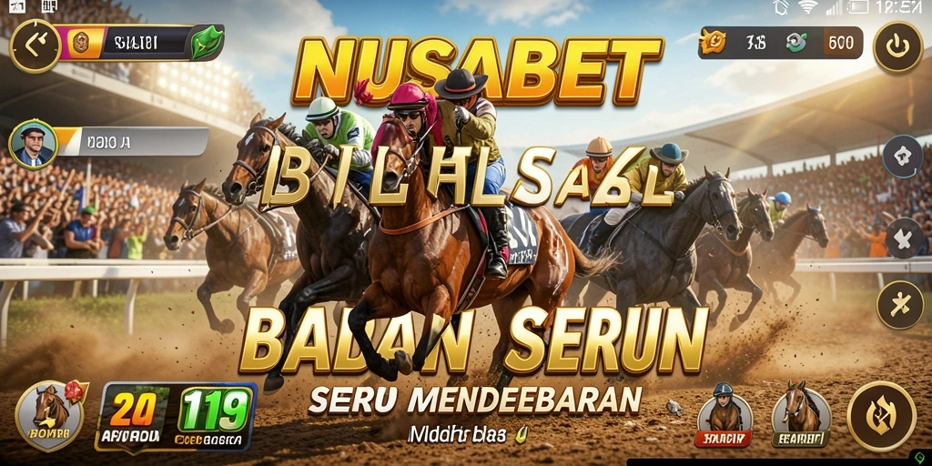 Tampilan vertical racing yang mendebarkan di NUSABET.