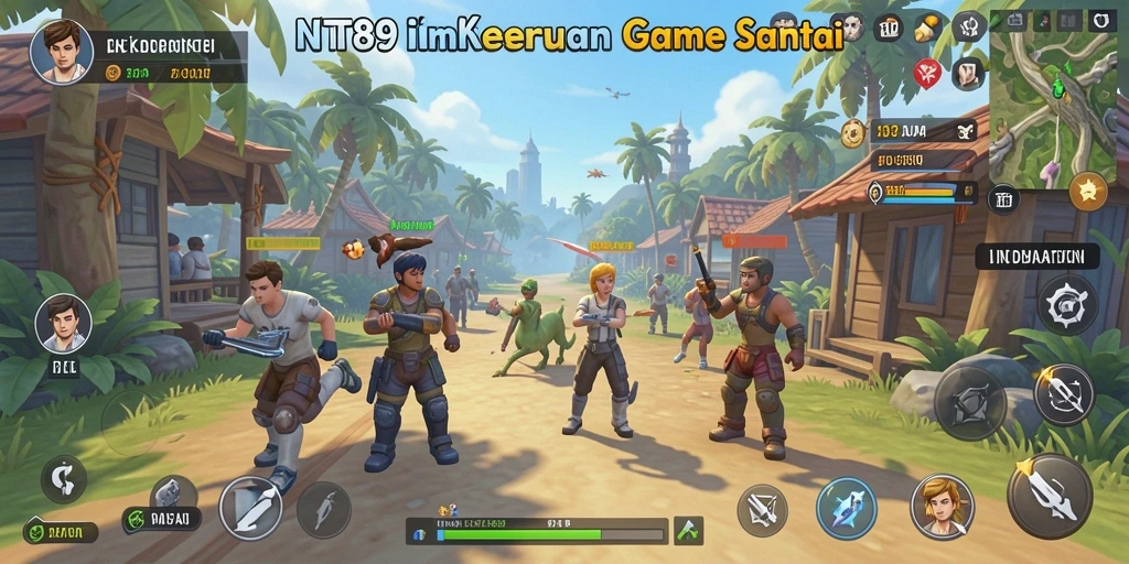 Tangkapan layar gameplay PT89 yang menampilkan suasana santai dan mengasyikkan.