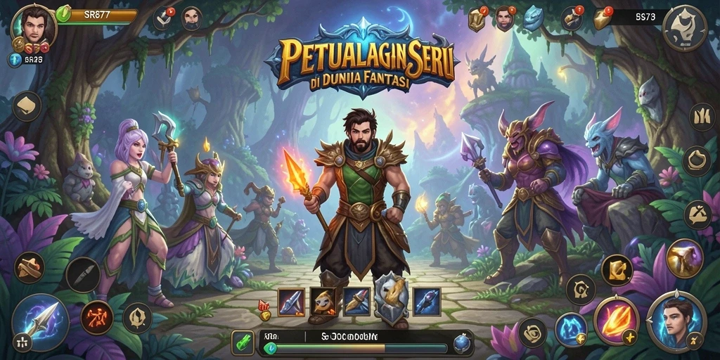 Tampilan gameplay SR877 yang memukau dan penuh petualangan.