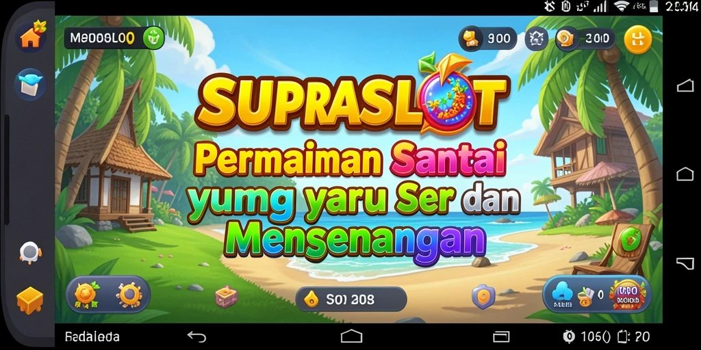 Menampilkan gameplay SUPRASLOT yang seru dan interaktif.